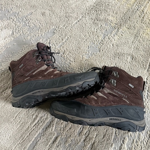 Merrell Moab boots Polar brown espresso Select Dry Warm Ice Grip Hiking Snow 11